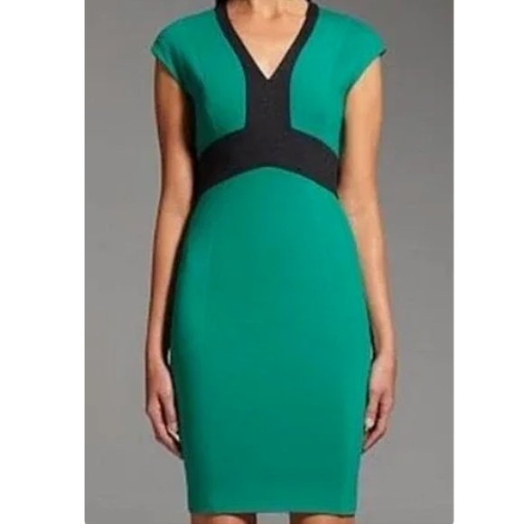 Narciso Rodriguez Dresses & Skirts - Narcisco Rodriguez for Design Nation Green Colorblock Dress Sz XL NWT